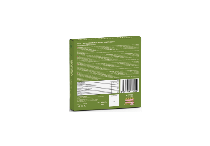 Matcha Sakura Cherry Chocolate 100 g
