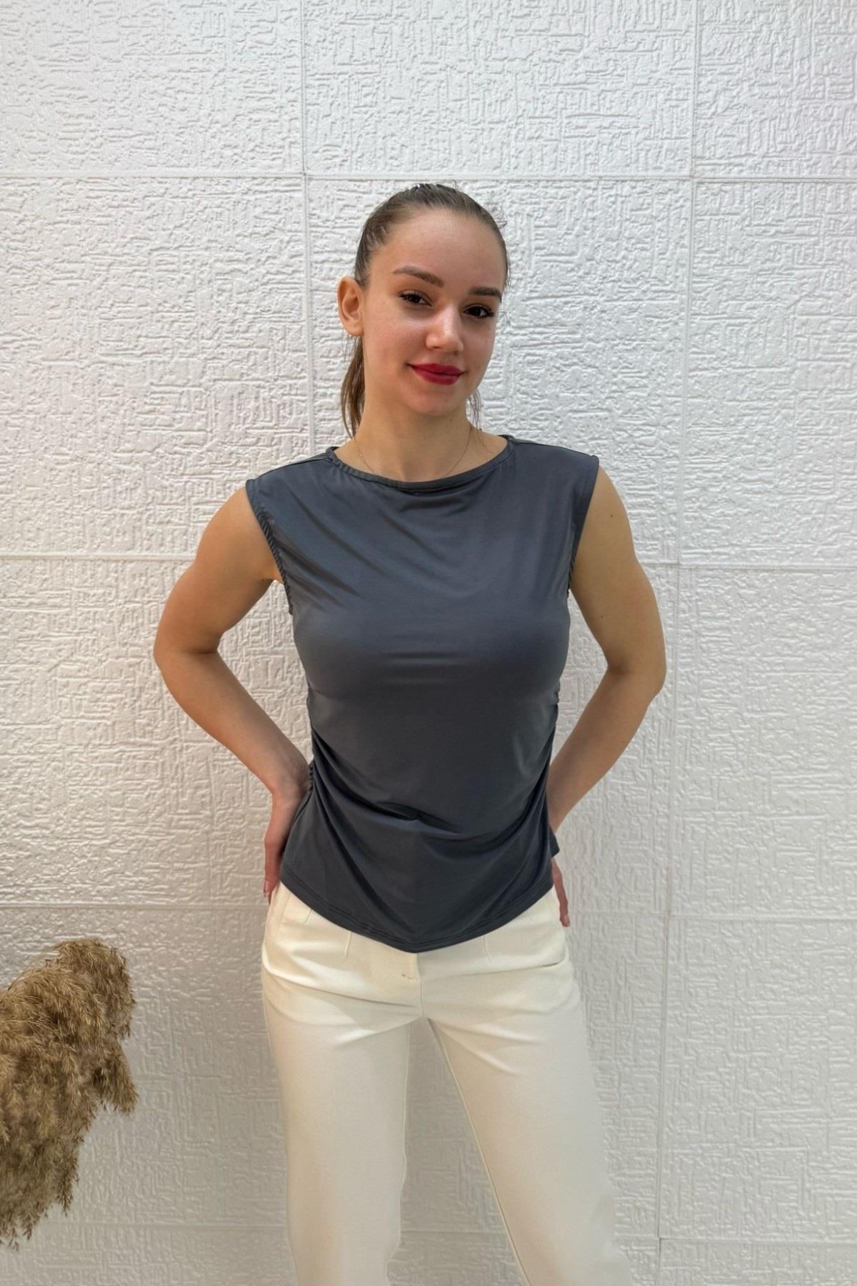 Bebe Marka Buzzy Kumaş Yanı Drapeli Bluz 29703