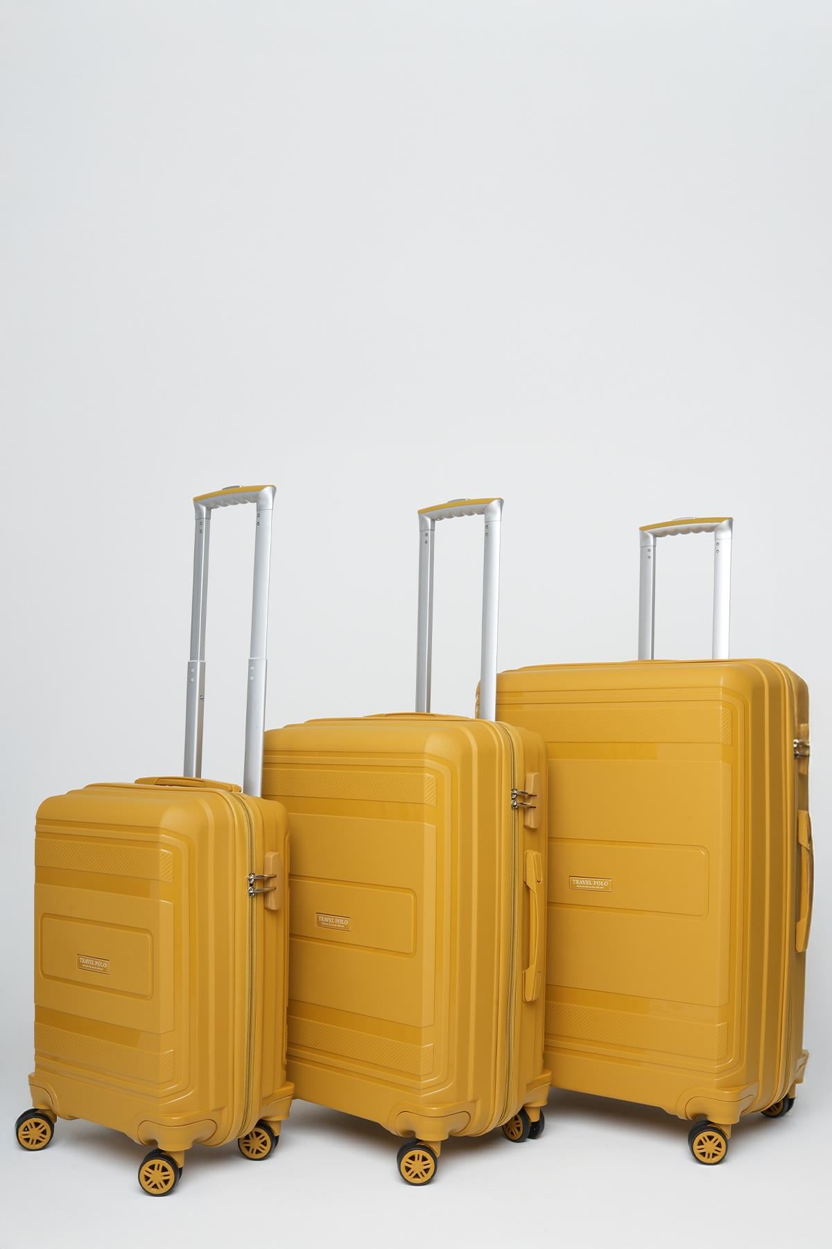 Travel Polo 3'lü Valiz Seti Kırılmaz Kavun 1017