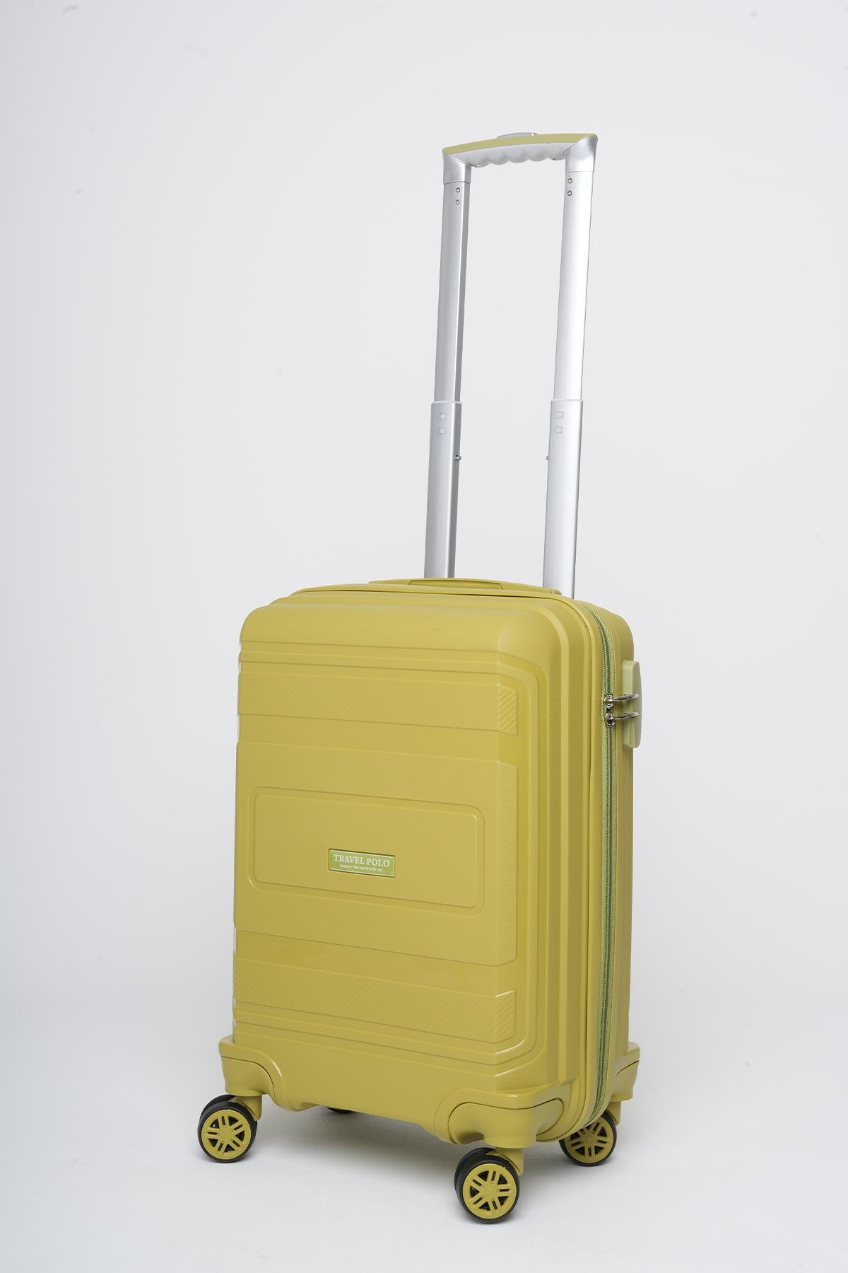 Travel Polo Küçük Boy Kırılmaz Valiz Fıstık Yeşili 1017