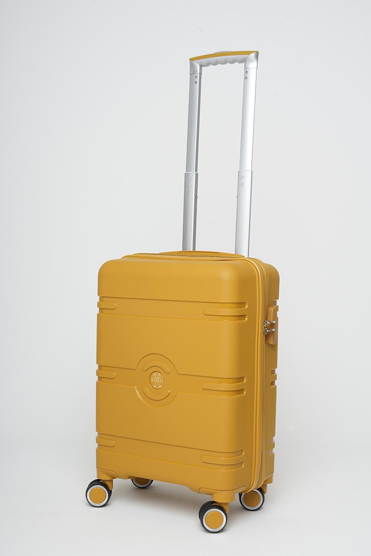Travel Polo Küçük Boy Kırılmaz Valiz Kavun 1015