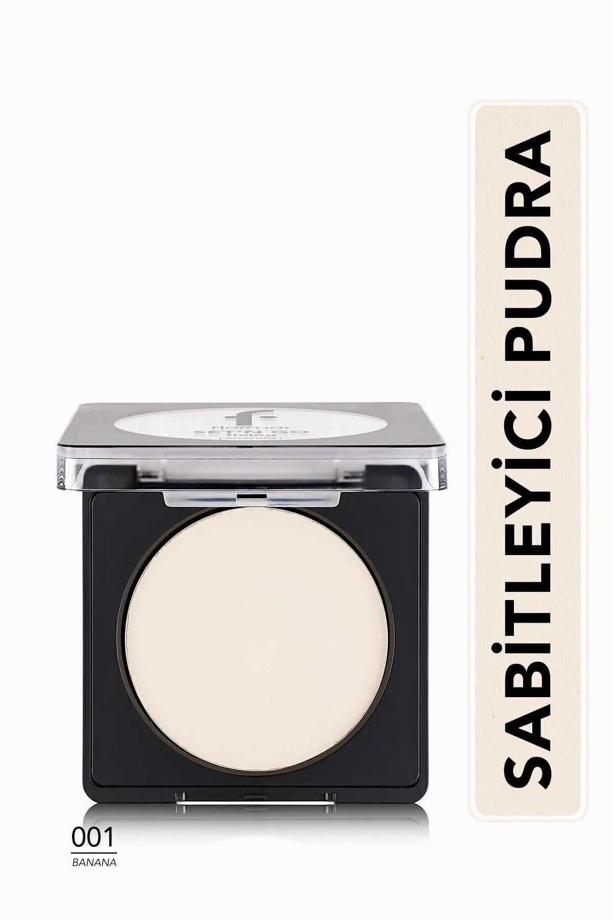 Flormar Set'N Go Nemlendirici & Parlama Karşıtı Sabitleyici Kompakt Pudra