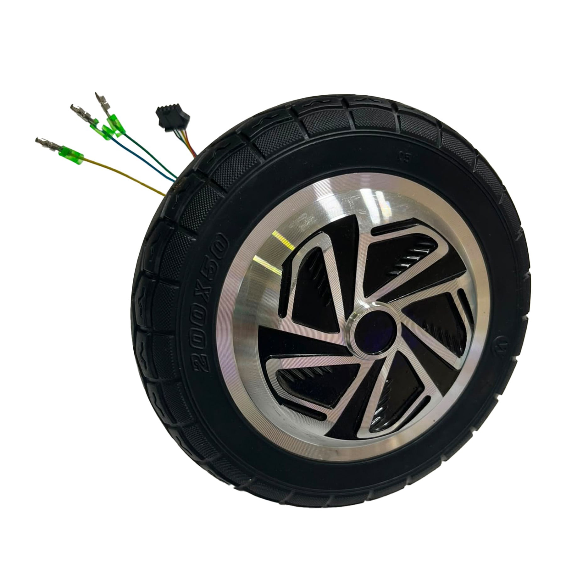 8.5 inç Elektrikli Hoverboard Motor ve Tekerlek, Siyah, Soketli