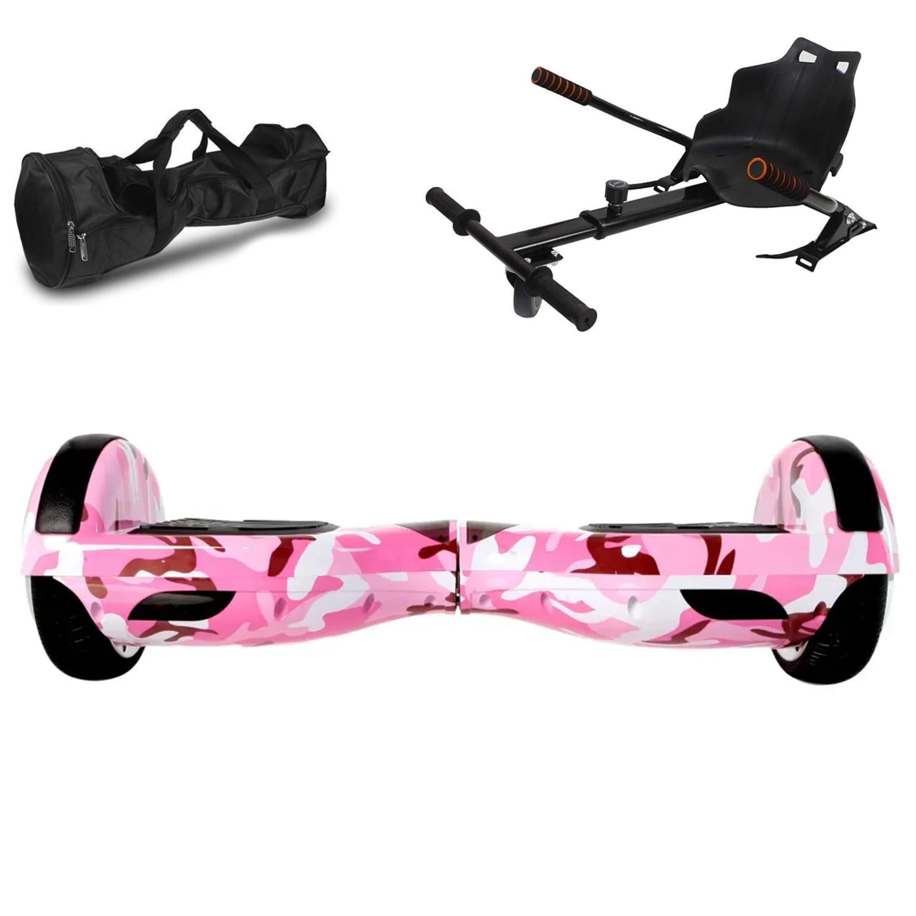 Citymate Elektrikli Kaykay Hoverboard Akıllı Denge 6.5 Inch + HoverKart + Çanta EXTREM PAKET D05