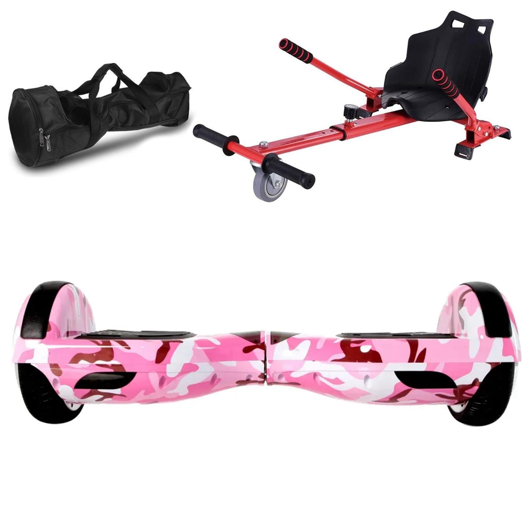 Citymate Elektrikli Kaykay Hoverboard Akıllı Denge 6.5 Inch + HoverKart + Çanta EXTREM PAKET D05