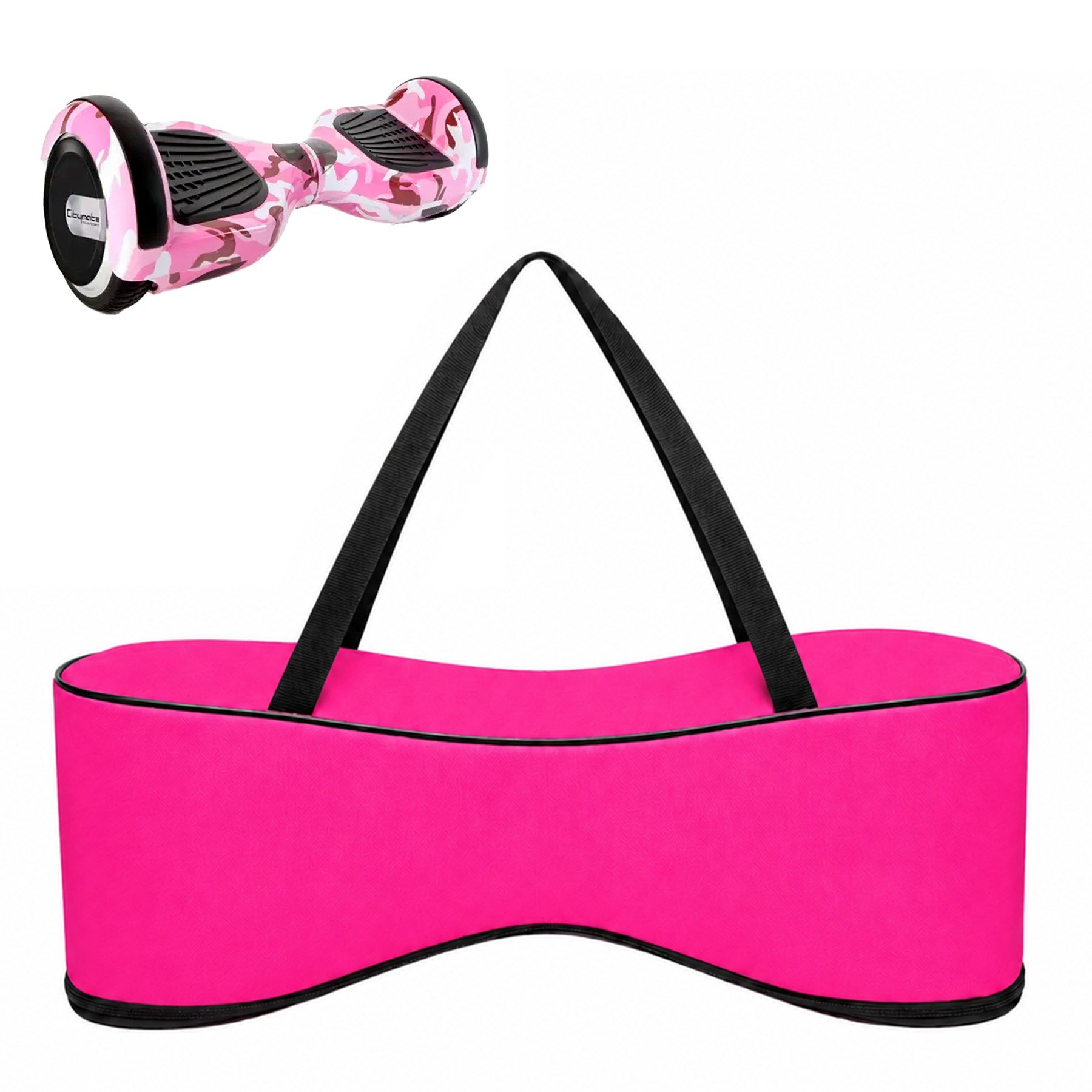 Citymate Orijinal Hoverboard Elektrikli Kaykay Taşıma Çantası Yüksek Kalite Çanta Kılıf 6.5 inch PEMBE