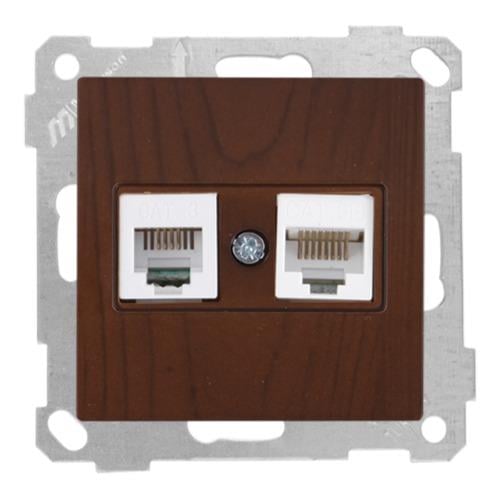 MUTLUSAN Candela Mek+Tuş Tlf Data Priz (Rj12 Cat3 + Cat5e)