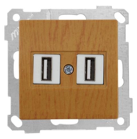MUTLUSAN Daria Mek+Tuş Data Prizi 2*Usb