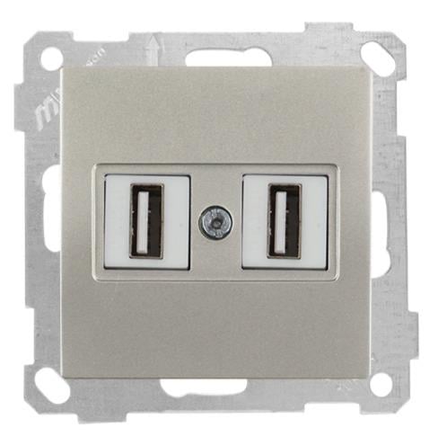 MUTLUSAN Daria Mek+Tuş Data Prizi 2*Usb