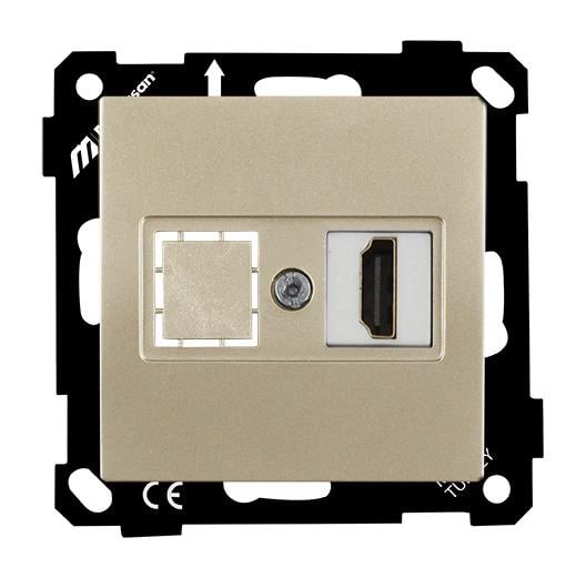 MUTLUSAN Mek+Tuş Data Prizi 1*Hdmı