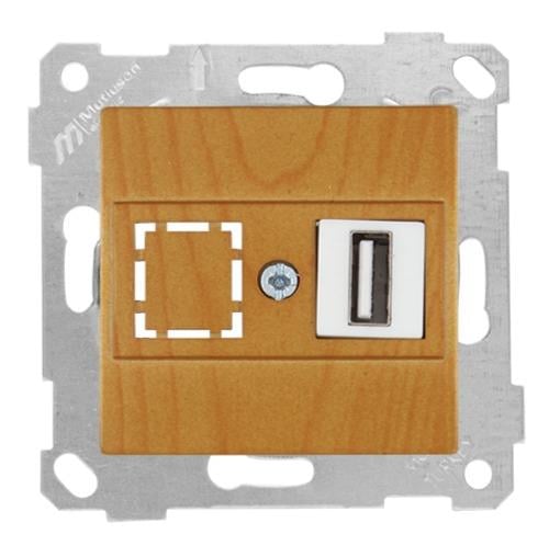 MUTLUSAN Rita Mek+Tuş Data Prizi 1*Usb