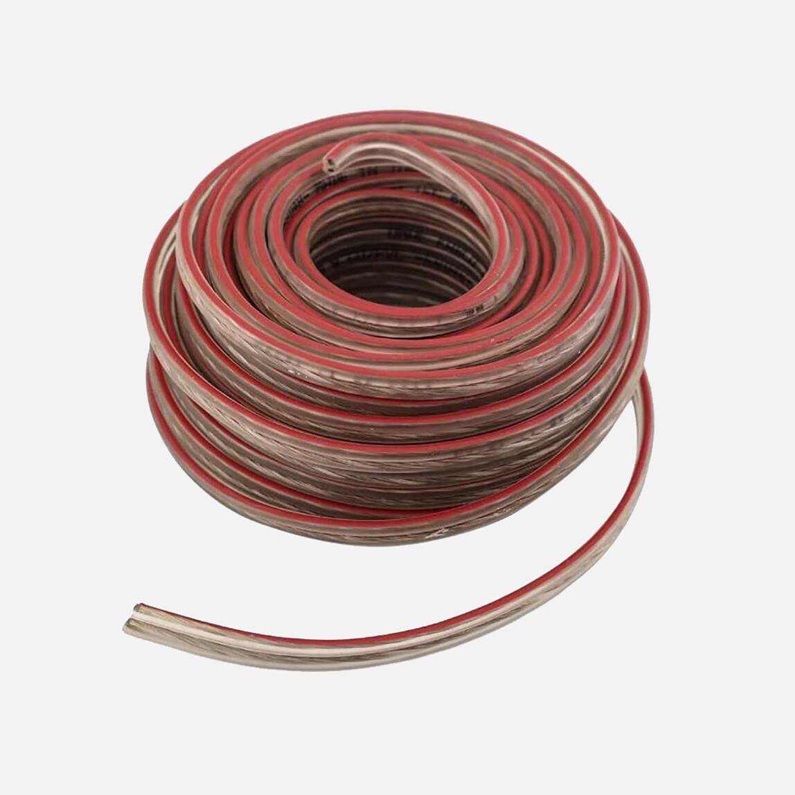 Tek-iş Kablo Kordon Yassı 2x0.75 cm Şeffaf Çizgili