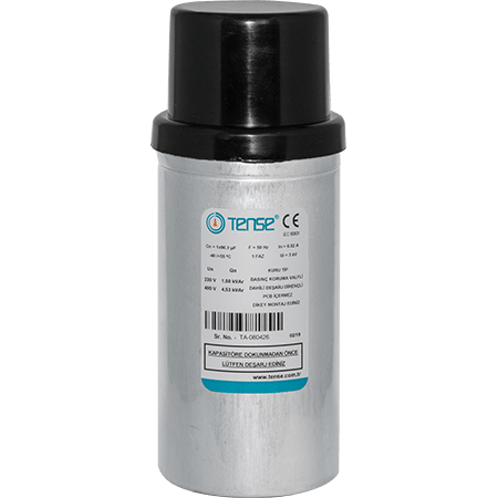 TMK-0.5 (230V) 0,5kVAr Monofaze Alçak Gerilim Güç Kondansatörü