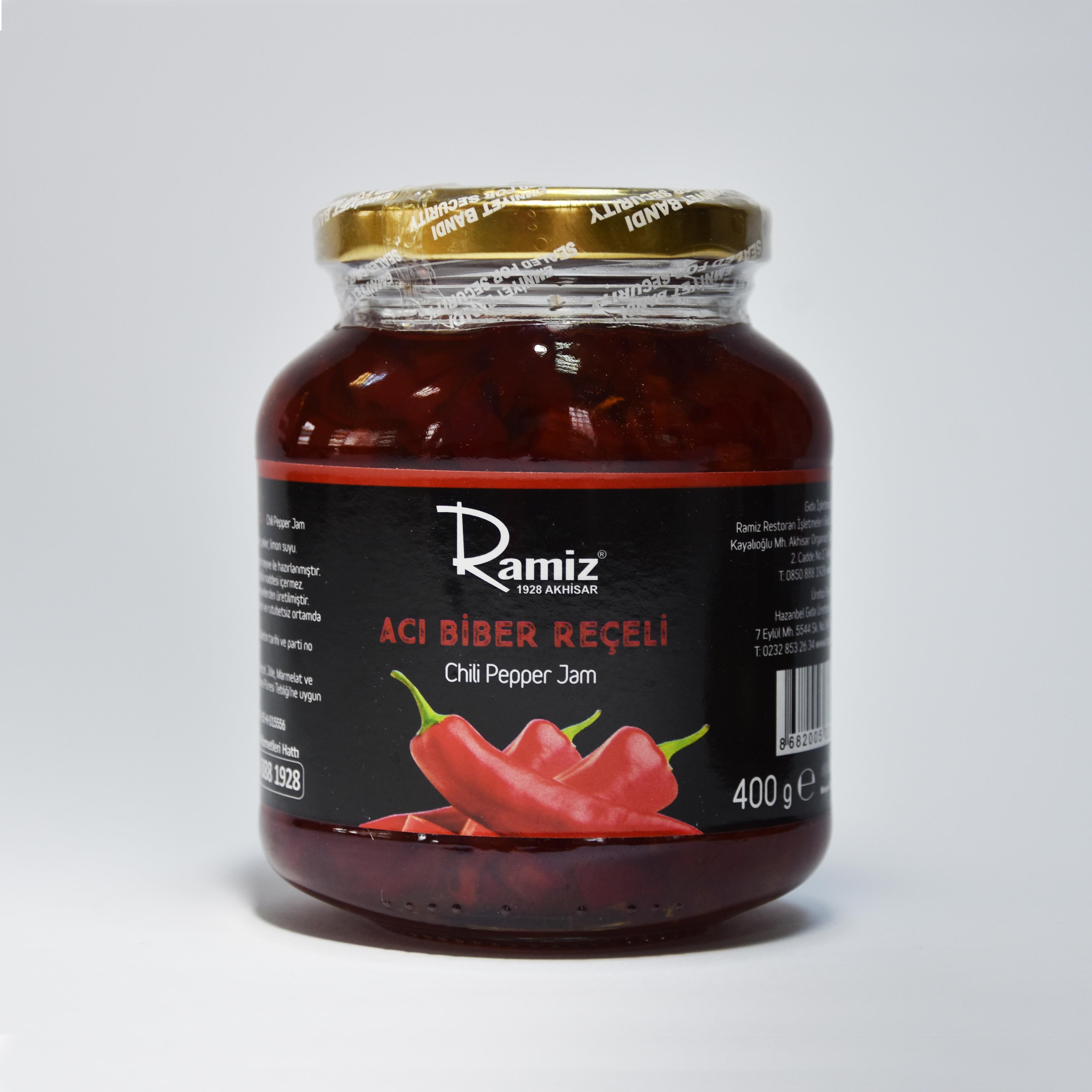 Doğal Katkısız Acı Biber Reçeli 400 gr.