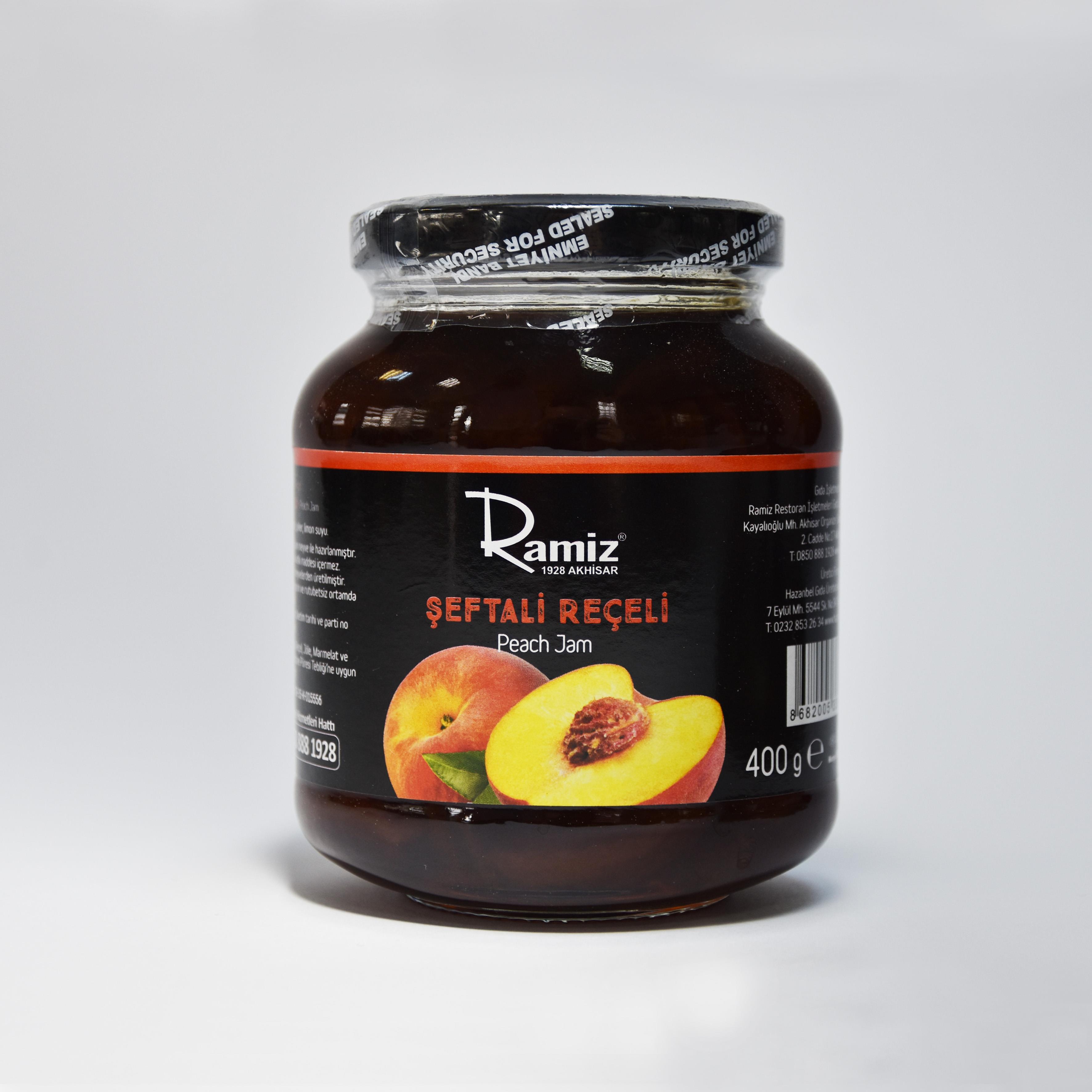 Doğal Katkısız Şeftali Reçeli 400 gr.