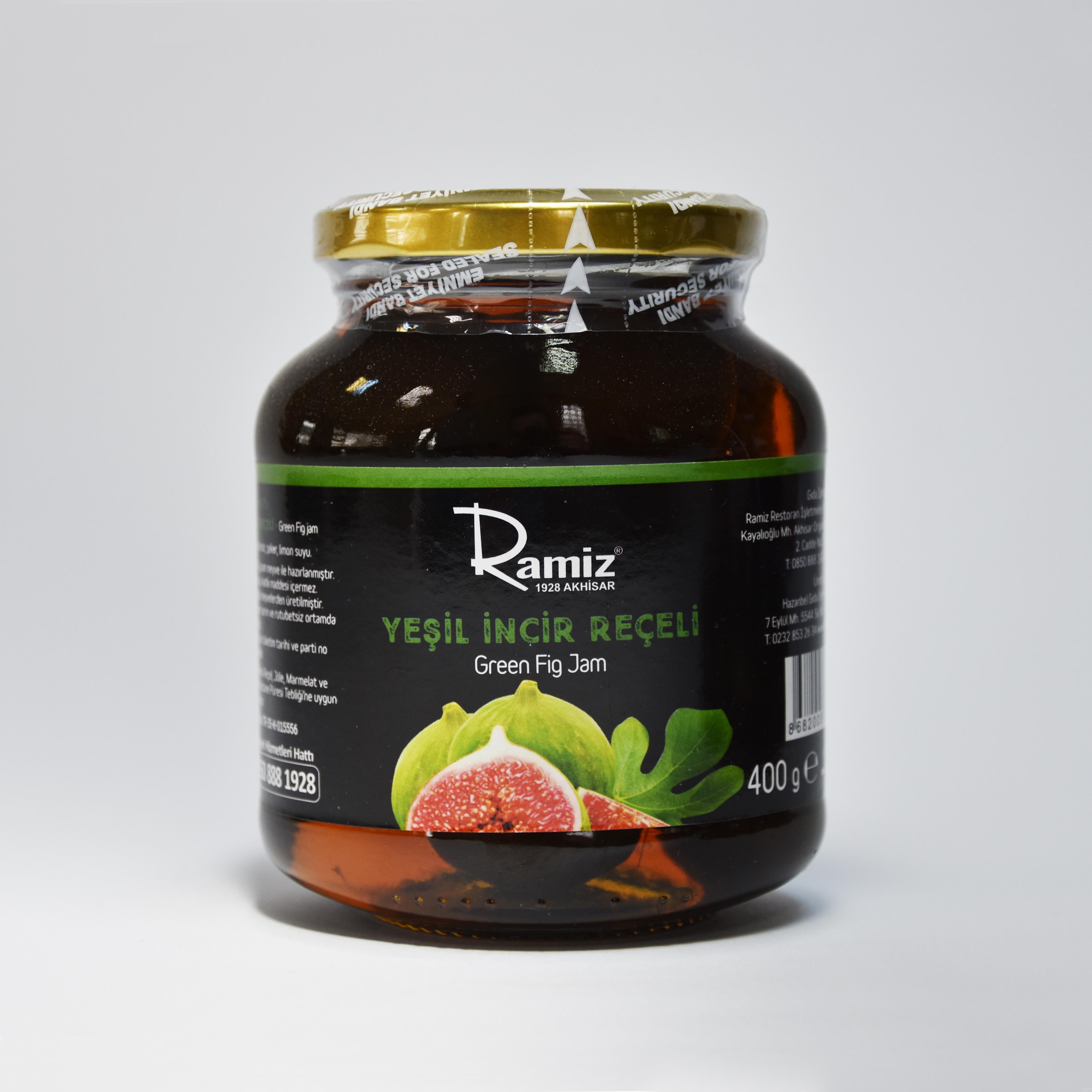 Doğal Katkısız Yeşil İncir Reçeli 400 gr.