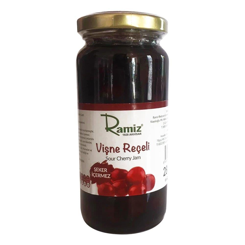 Şekersiz Doğal Katkısız Vişne Reçeli 280 gr.