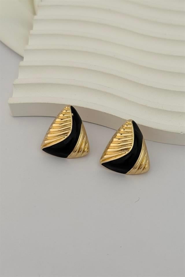 Black & Gold Küpe