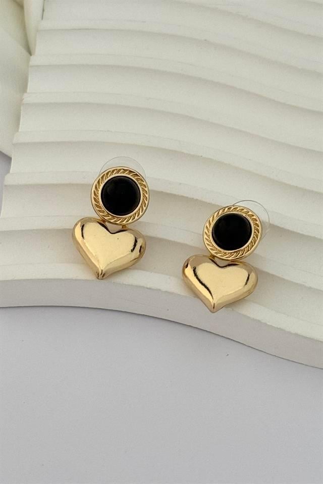 Black Heart Küpe