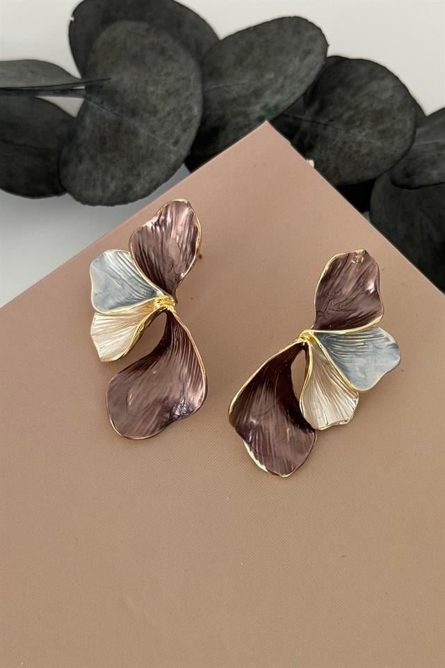 Bloom Üç Renk Küpe