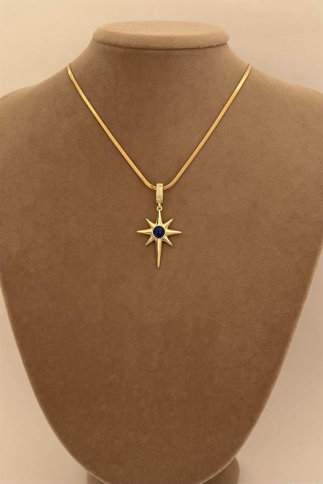 Blue Pole Star Kolye