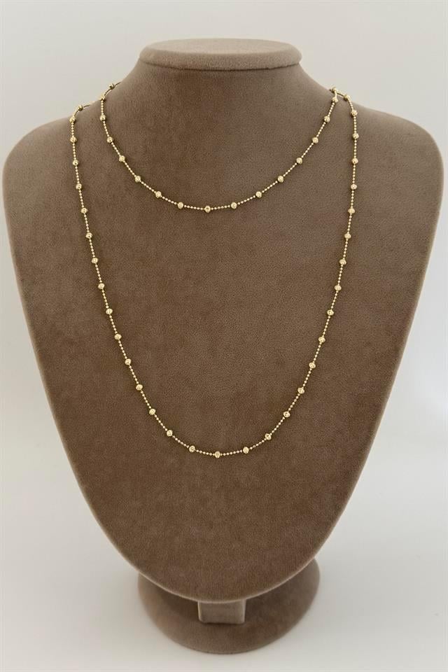 Dorika Model Zincir Kolye 90 CM