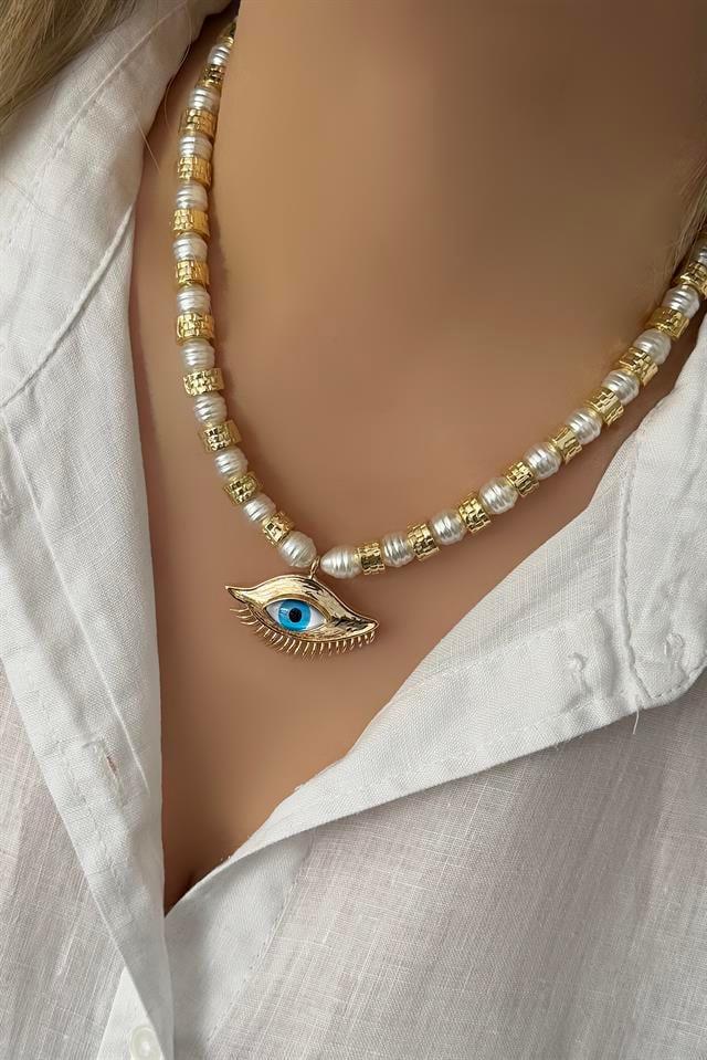 Eye Pearl Kolye