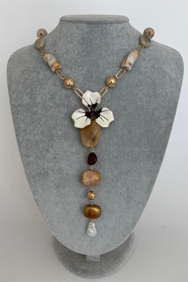 Florax Alabaster Kolye