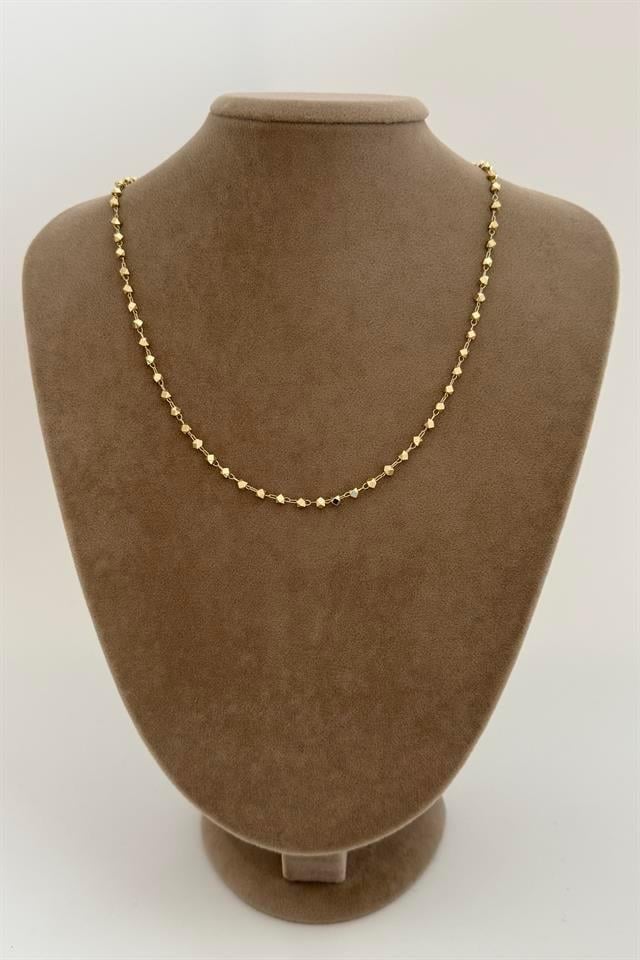 Gold Facet Kolye