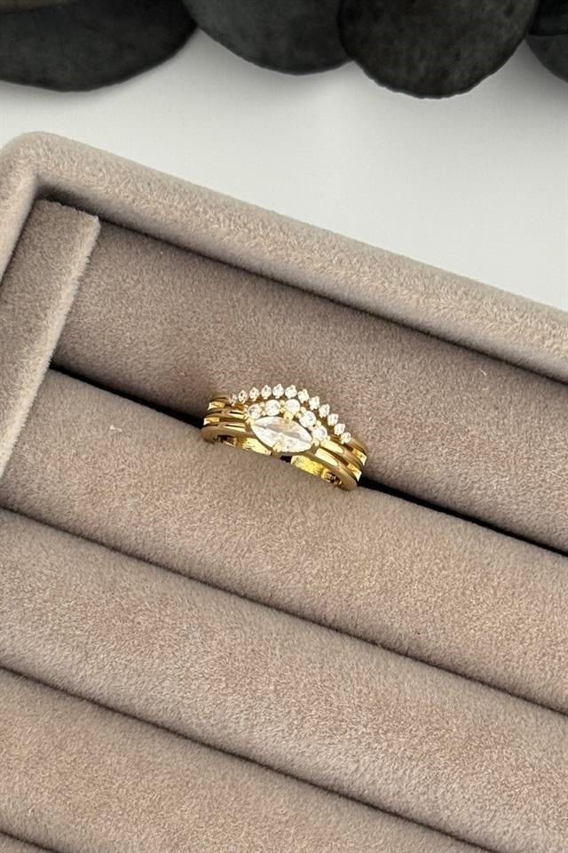 Marquise Gold Yüzük
