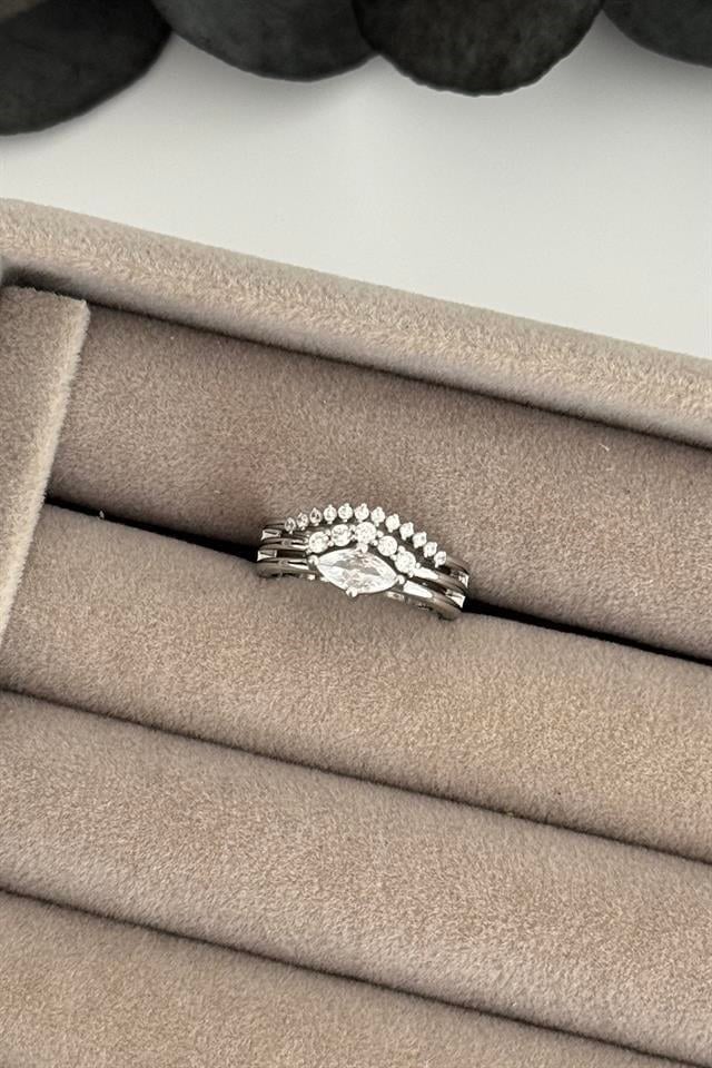 Marquise Silver Yüzük