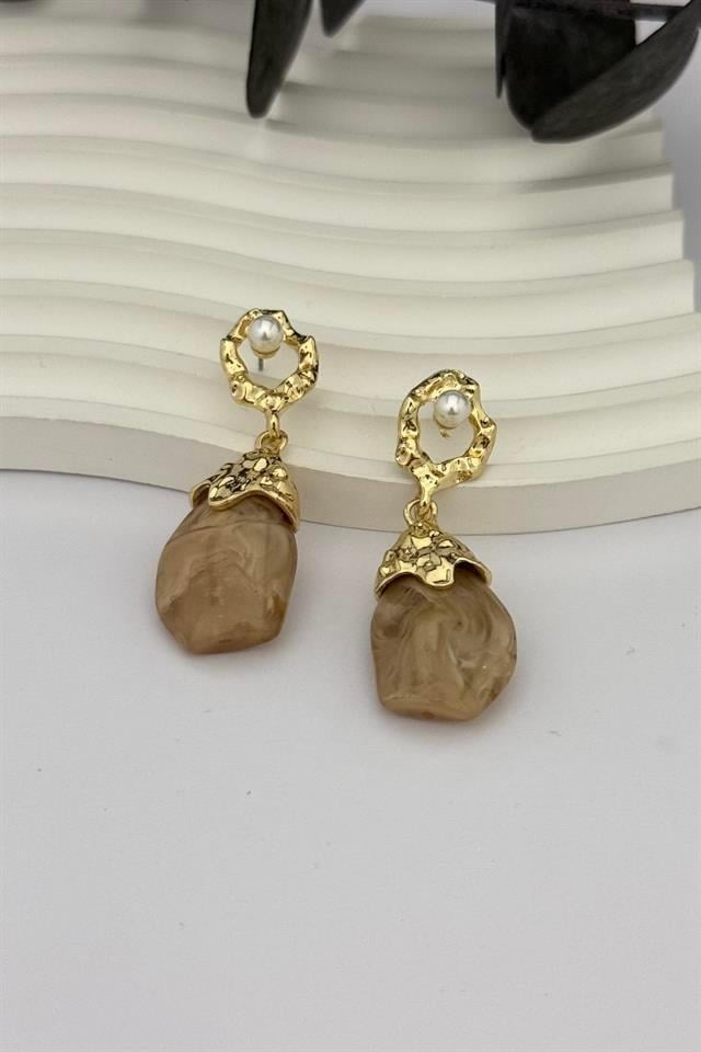 Pearl Beige Küpe