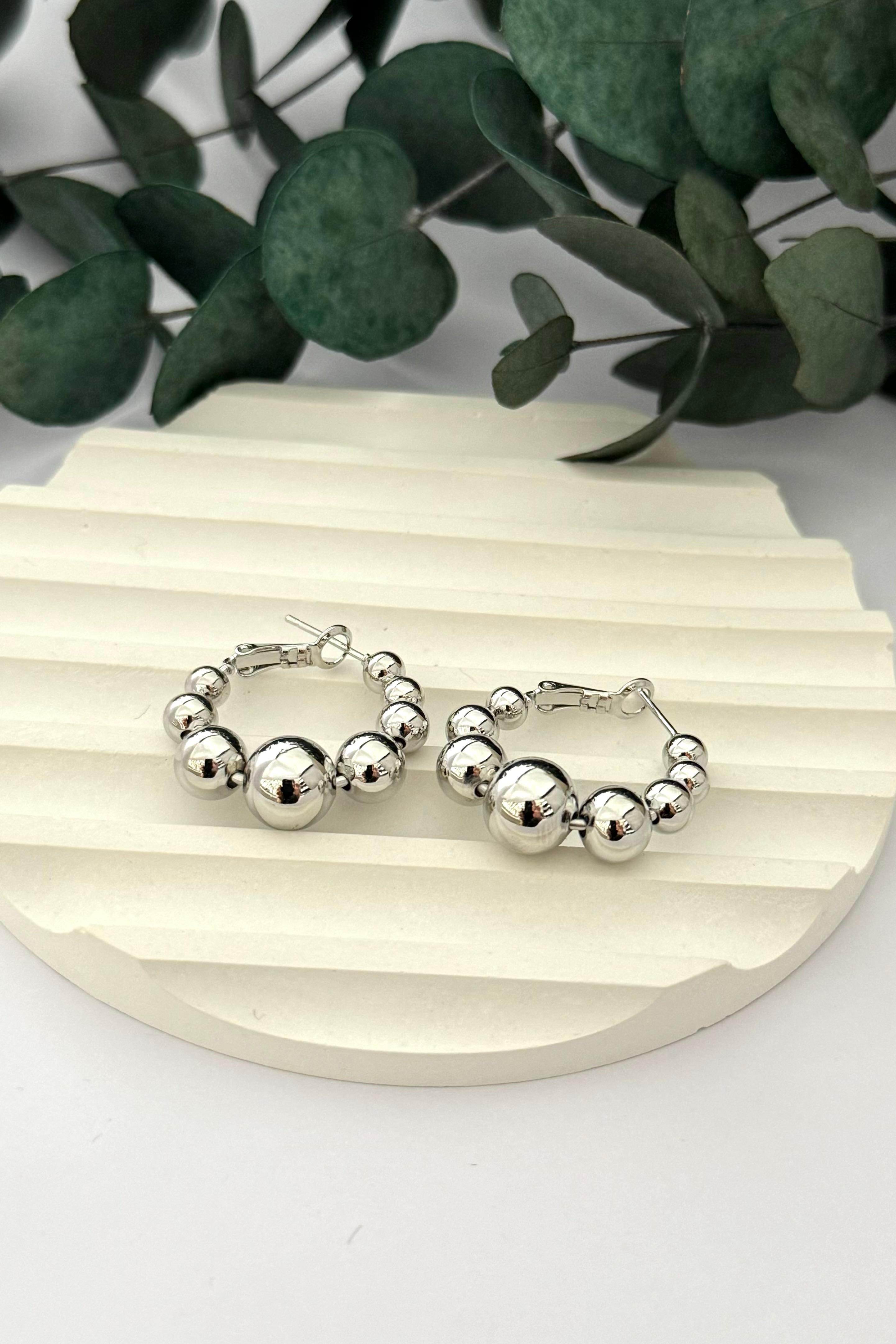 Pearl Silver Küpe