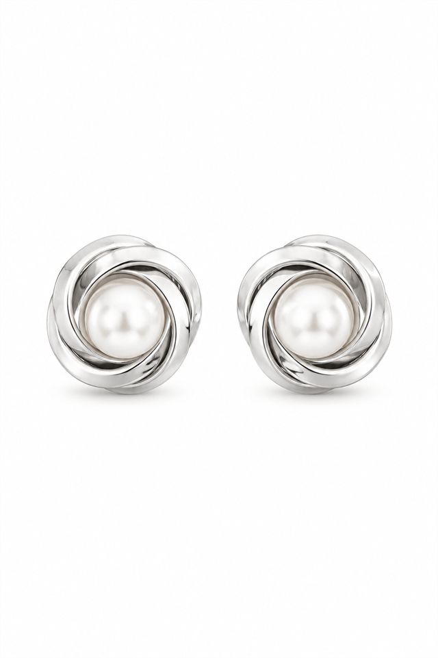 Pearle Silver Küpe