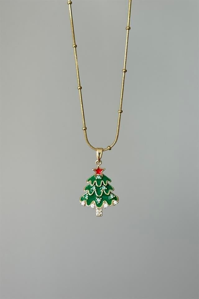 Pine Tree Green Kolye