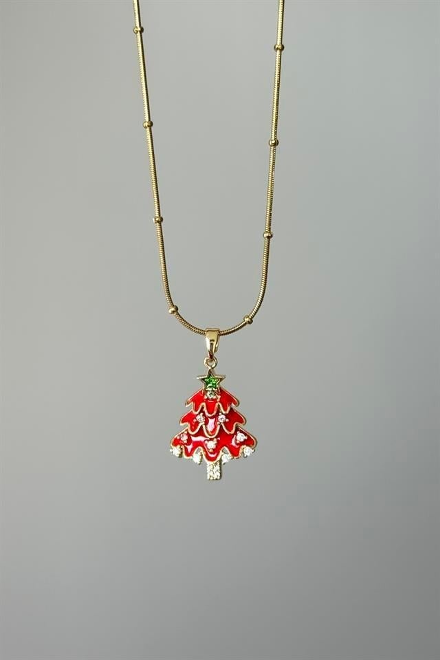 Pine Tree Red Kolye