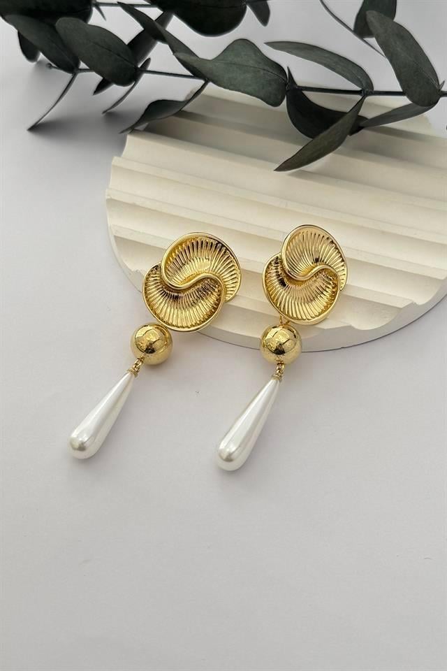 Snail Pearl Küpe