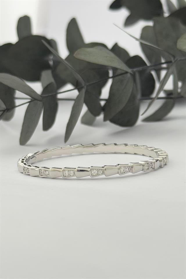 Snake Silver Kelepçe Bileklik