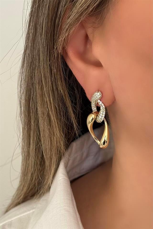 Taşlı Vip Seri Küpe
