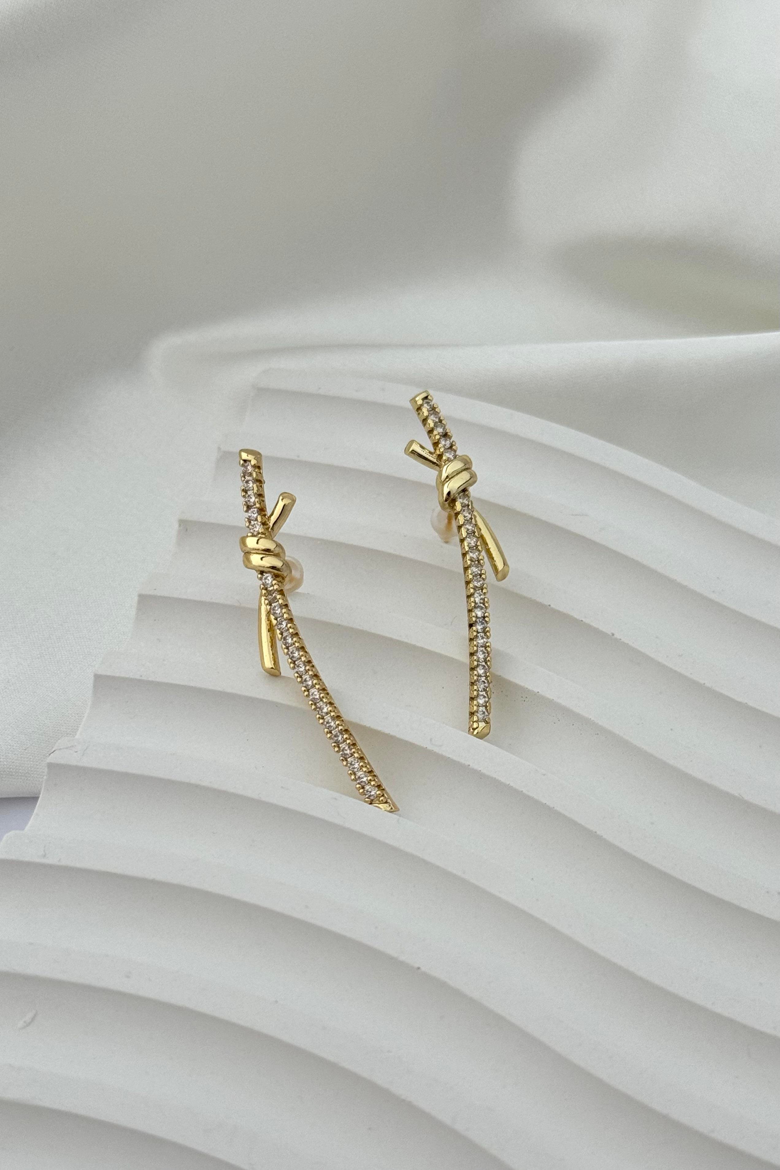 TF Knot Gold Küpe