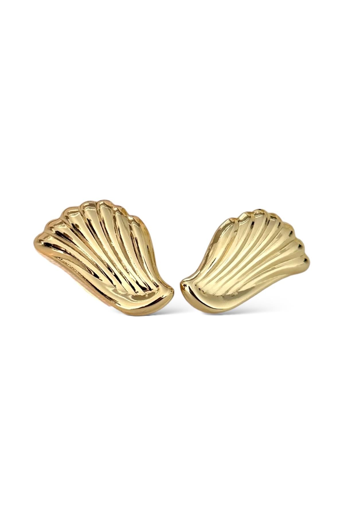 Wing Gold Küpe