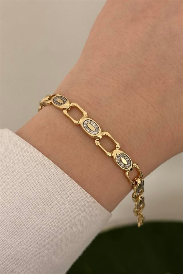 Zorevia Vip Seri Gold Bileklik