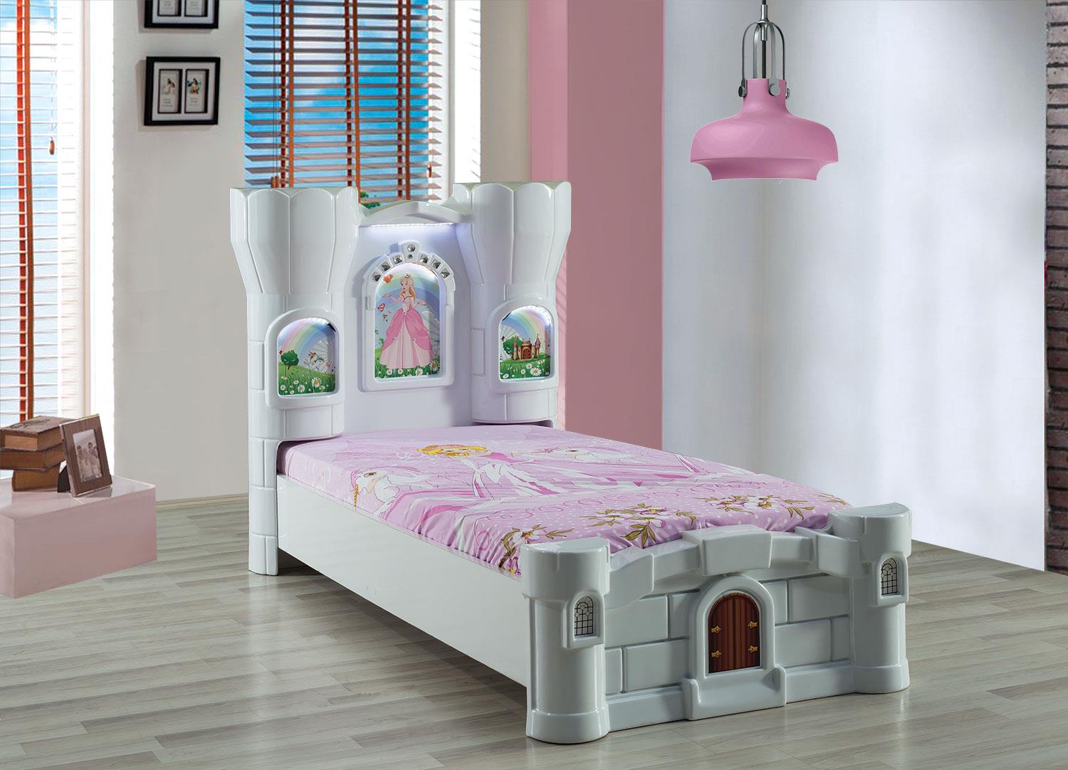 PRENSES KALESİ KARYOLA BEYAZ