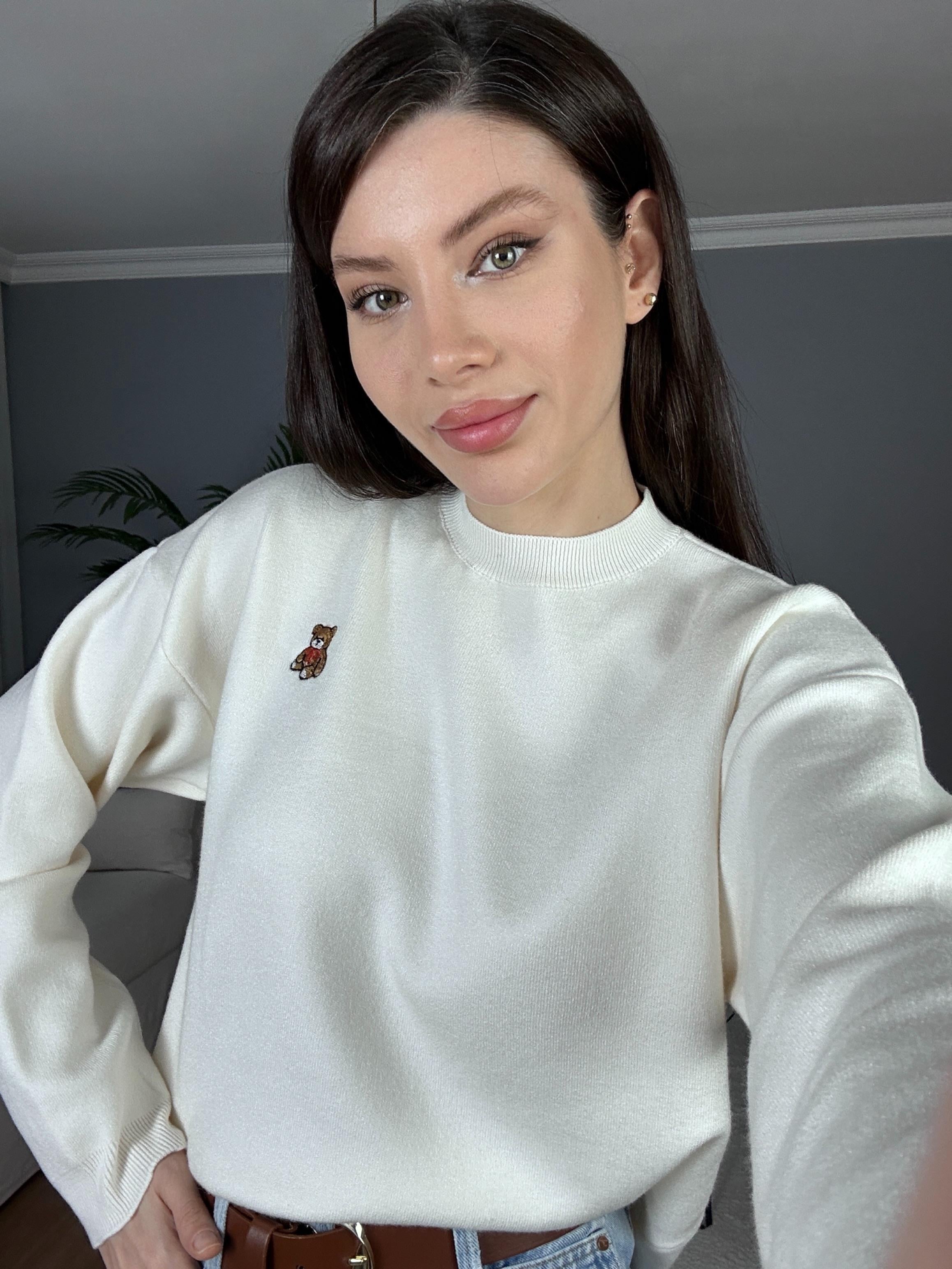 Ekru Teddy Triko