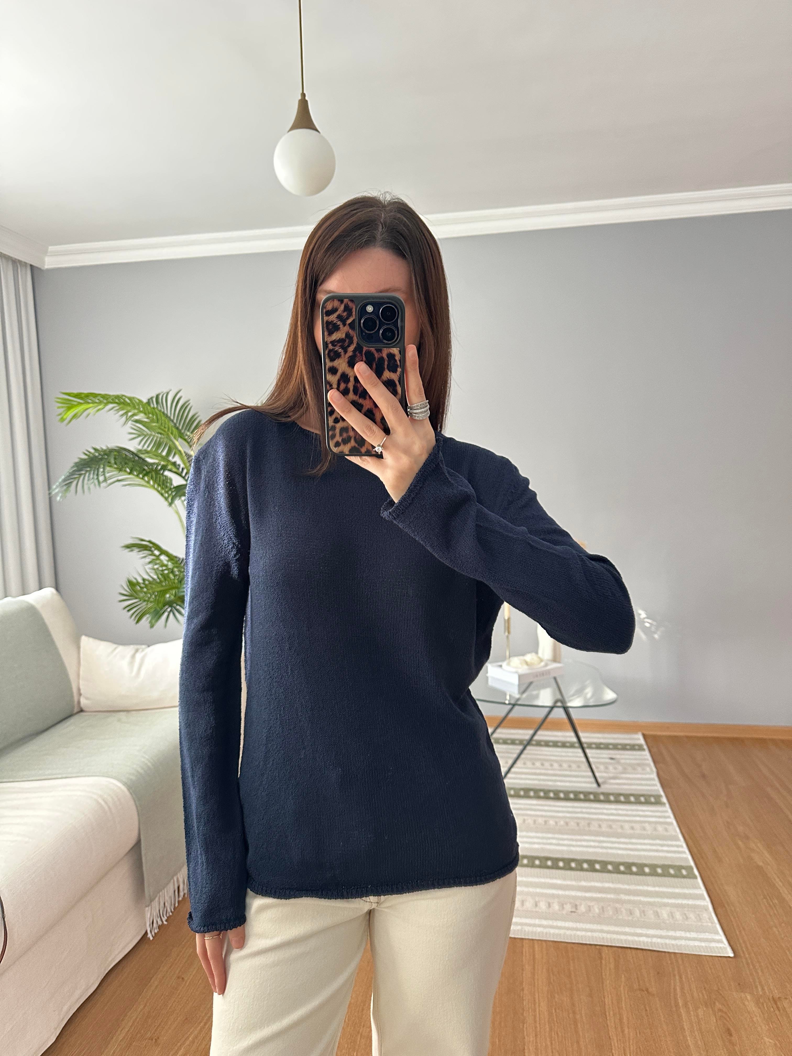 Premium Marka Lacivert Merserize Triko