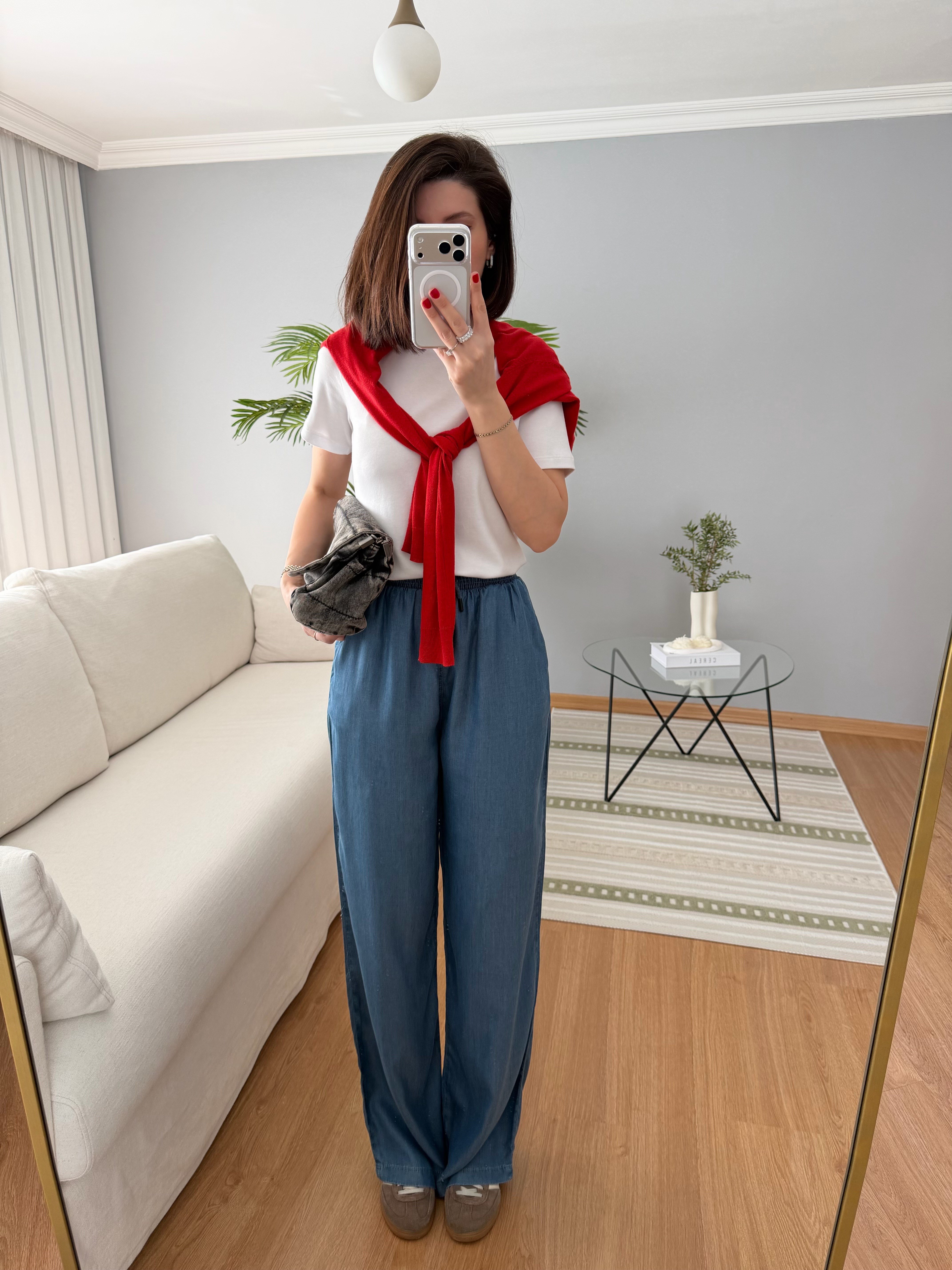 Tencel Denim Pantolon 