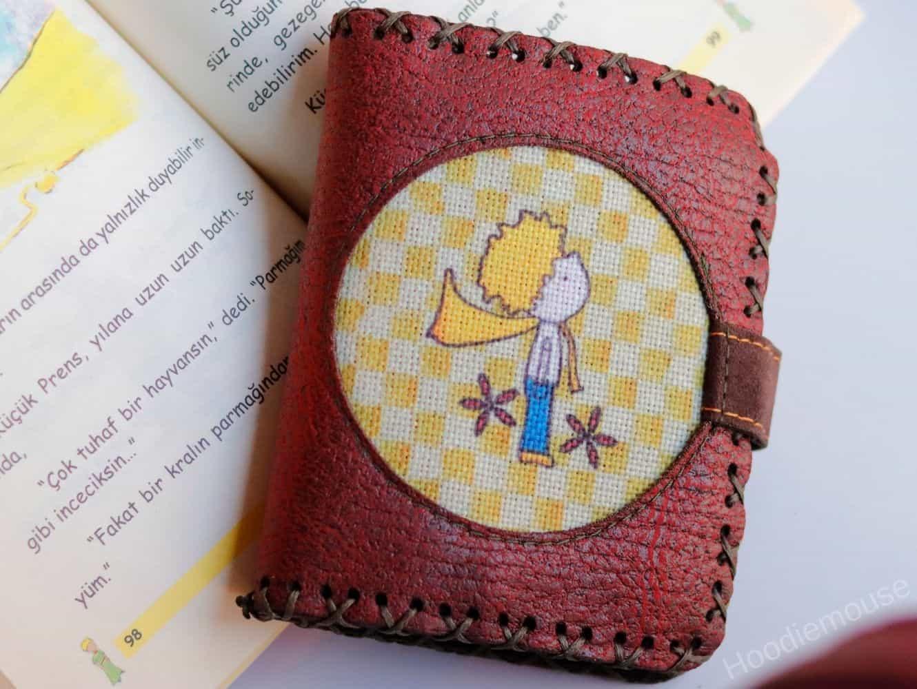 Y.KUCUK PRENS Figürlü Küçük Cüzdan Etnik Bohem Retro Style - BORDO