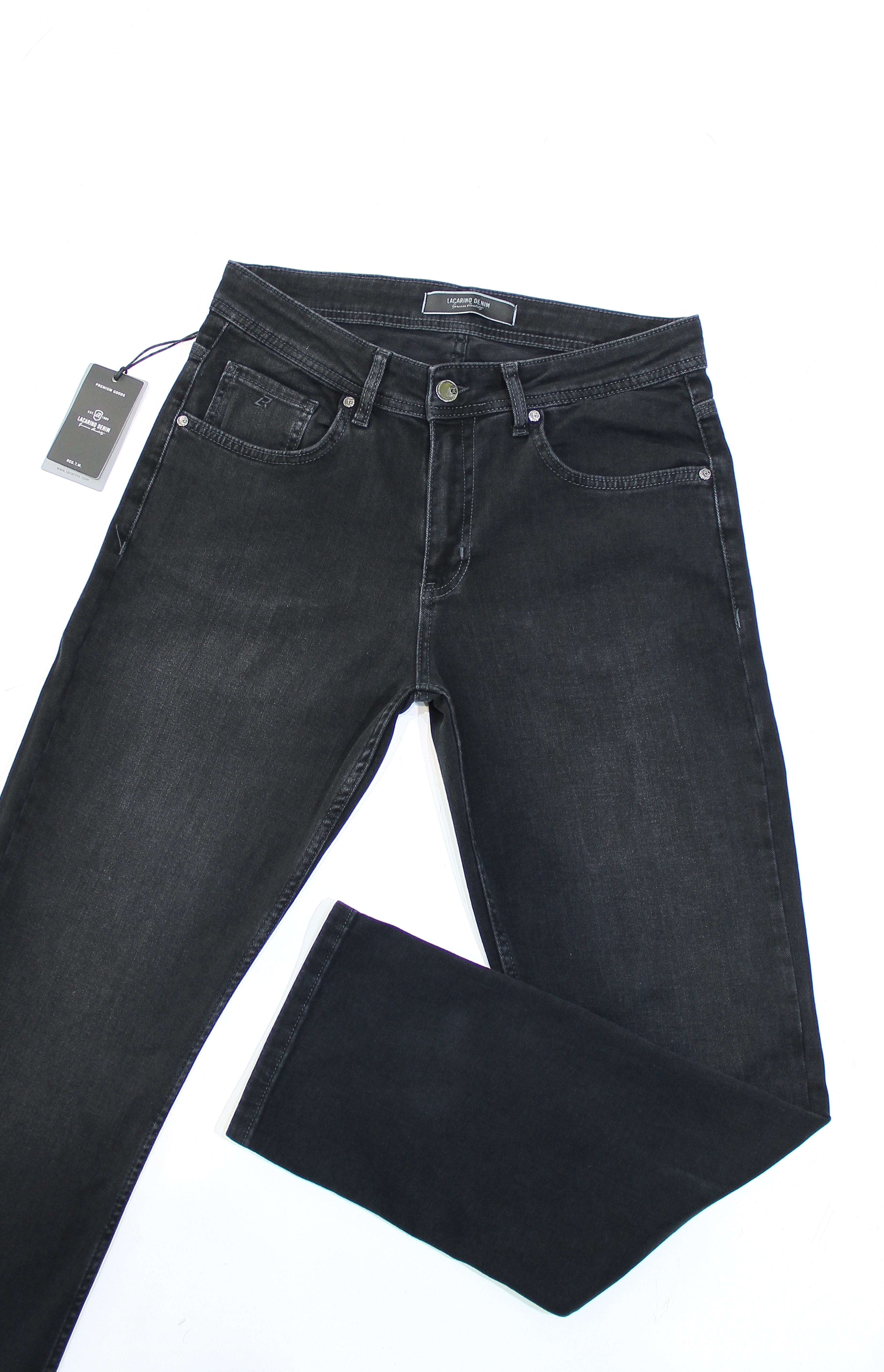 LACARINOYüksek Bel Boru Paça Füme Erkek Jean Pantolon