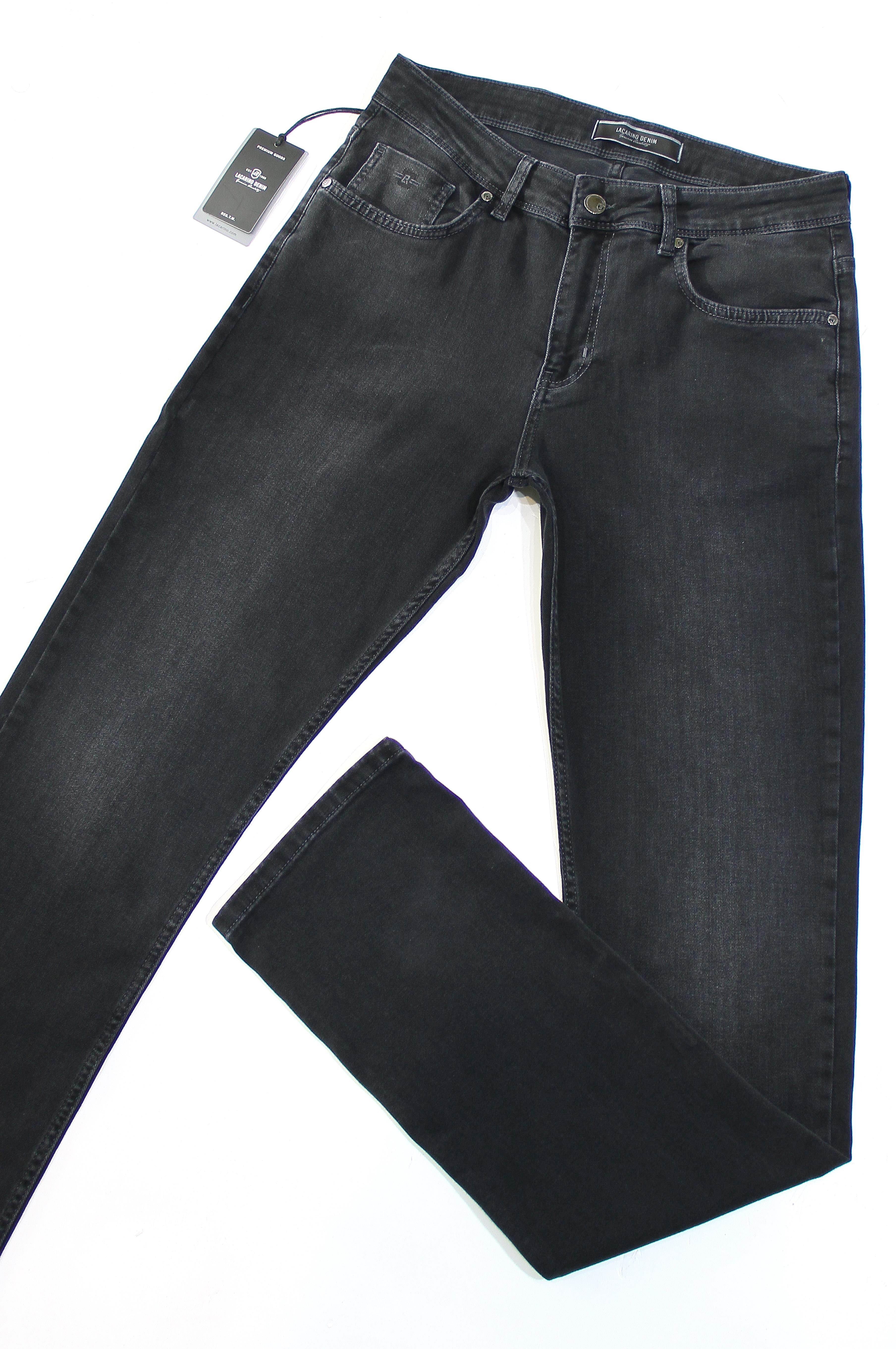 LACARINOYüksek Bel Boru Paça Füme Erkek Jean Pantolon