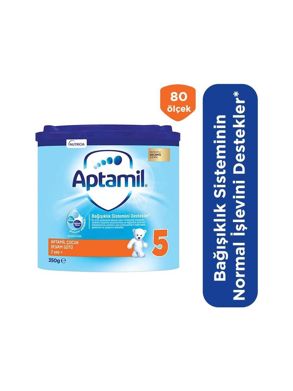 Aptamil 5 Çocuk Devam Sütü 350 g 2 Yaş+ Akıllı Kutu